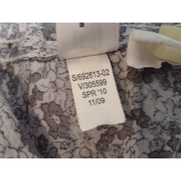 Gap Womens Button Down 100% Cotton Floral  XL FREE SHIPPING! - Picture 12 of 12